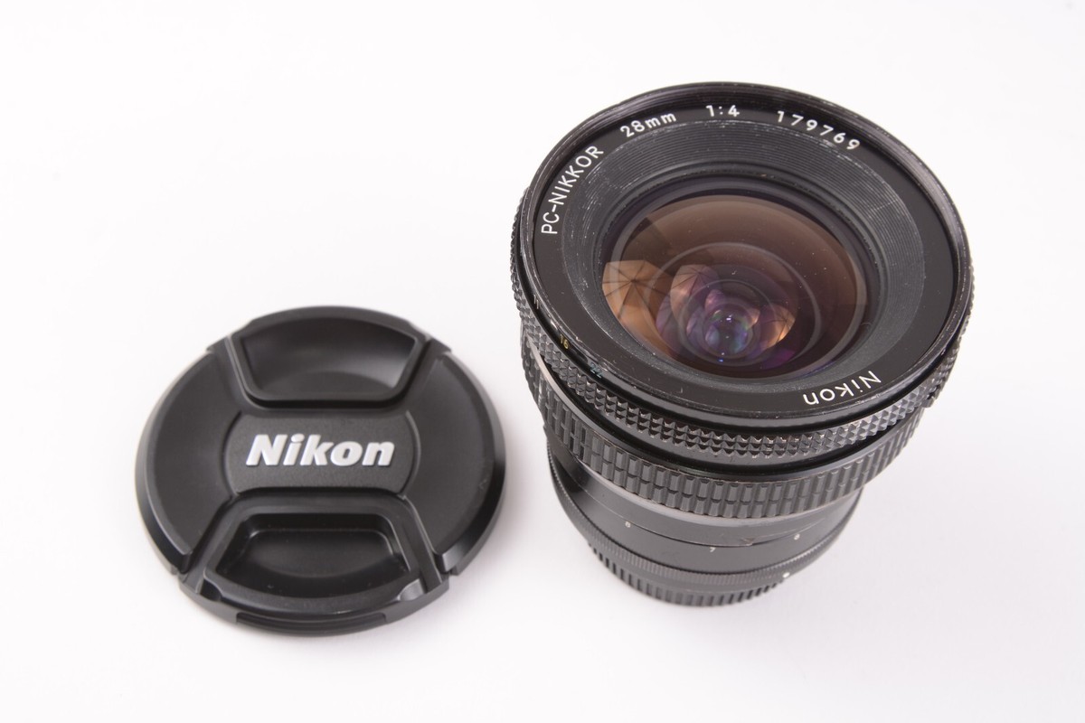 【美品】Nikon PC-NIKKOR 28mm f/4 レンズ NIKON PC-NIKKOR 28MM F4 WIDE ANGLE LENS WITH TILT FUNCTION