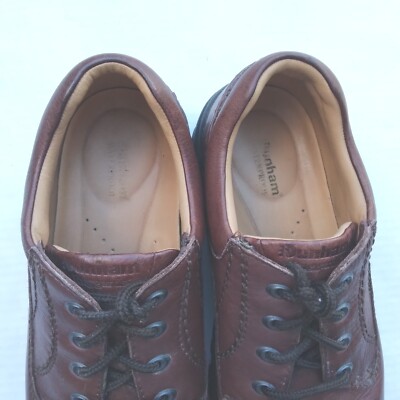 Dunham Mens by Rockport Oxford Brown Lace Up Shoes Size 13  display picture 1