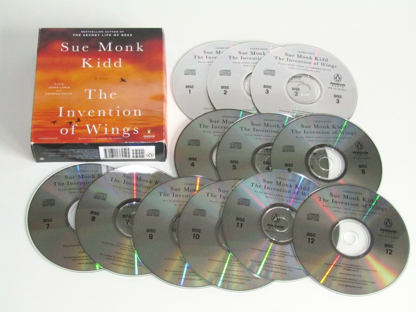 The Invention of Wings 12 CD Audiobook Sue Monk Kidd