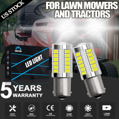 2 Brite LED light bulbs for  LT1046 LT1050 GT3100 GT3200 lights tractor