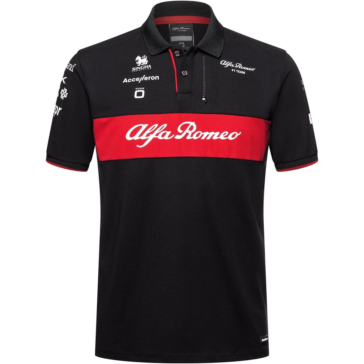 Alfa Romeo F1 Team ポロシャツとハットセット Alfa Romeo Racing F1 2023 Men's Team Polo Shirt - Black | eBay