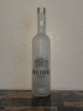 Belvedere Organic Vodka Collectible Empty Liquor Bottle 1L