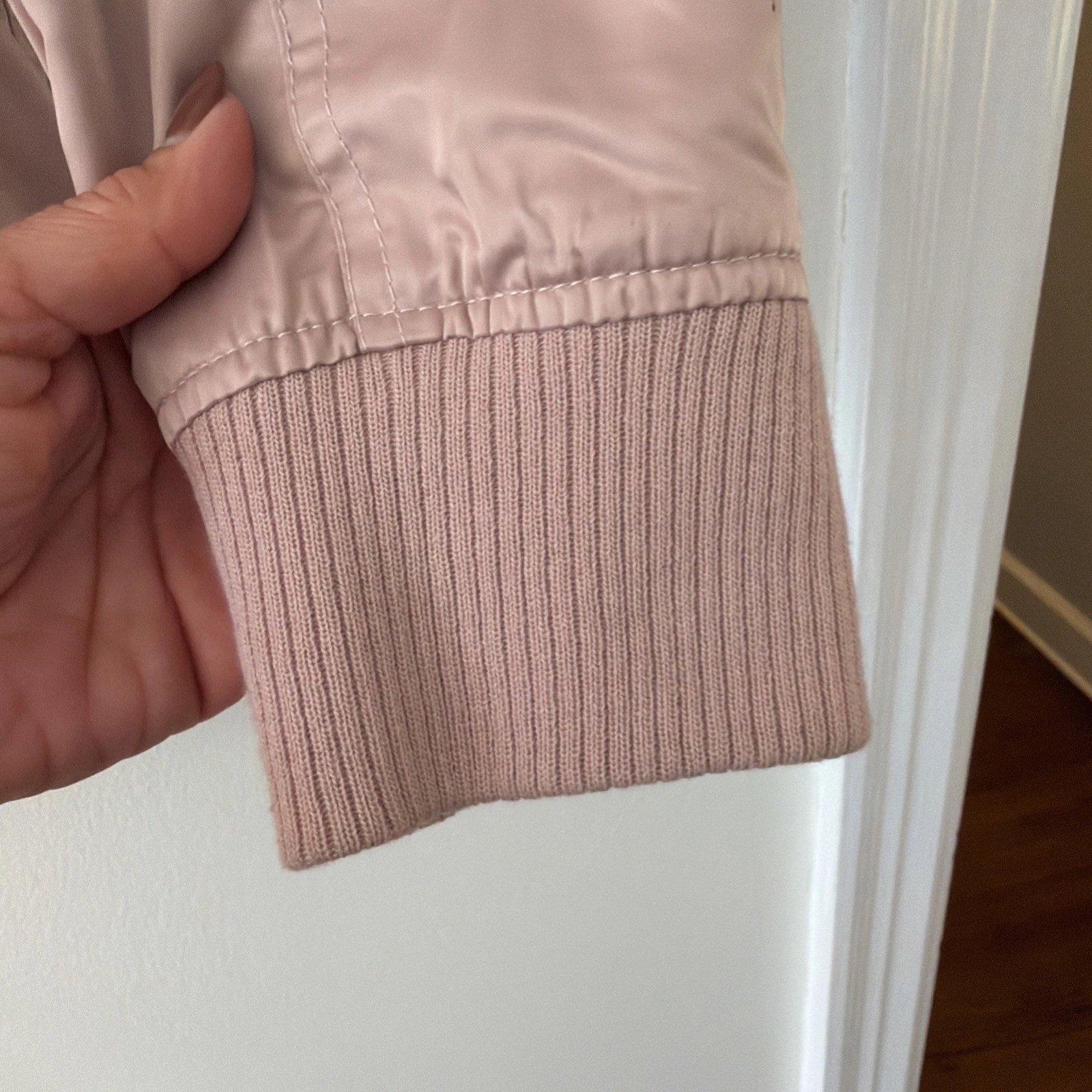 Members Only Iconic Racer Jacket Blush Pink Men's Medium bomber streetwear - product detail image 8