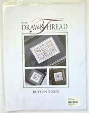 THE DRAWN THREAD BUTTON BOXES COUNTED CROSS S...