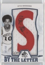 2013-14 SP Authentic By the Letter Auto 7/60 Otis Birdsong #BL-OB Auto 0n7b