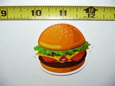 STANDARD HAMBURGER SMALL STICKER DECAL STREET FOOD TRUCK RESTAURANT SCRAPBOOKING