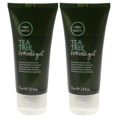 Tea Tree Firm Hold Gel by Paul Mitchell for Unisex - 2.5 oz Gel - Pack of 2