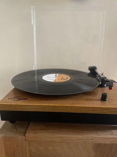 VIFLYKOO Bluetooth Vinyl Record Player 3 Speed with Built-in Speaker
