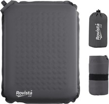 Self-Inflating Airplane Seat Cushion for Long Flights   Portable Travel Cushio