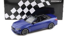 Minichamps BMW M4 Convertible (G83) 1:18 Metallic Matt Blue 2020