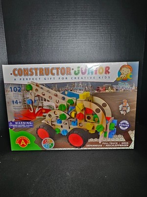 Alexander Toys Constructor Junior 3 IN 1 Pull-Truck Building Set