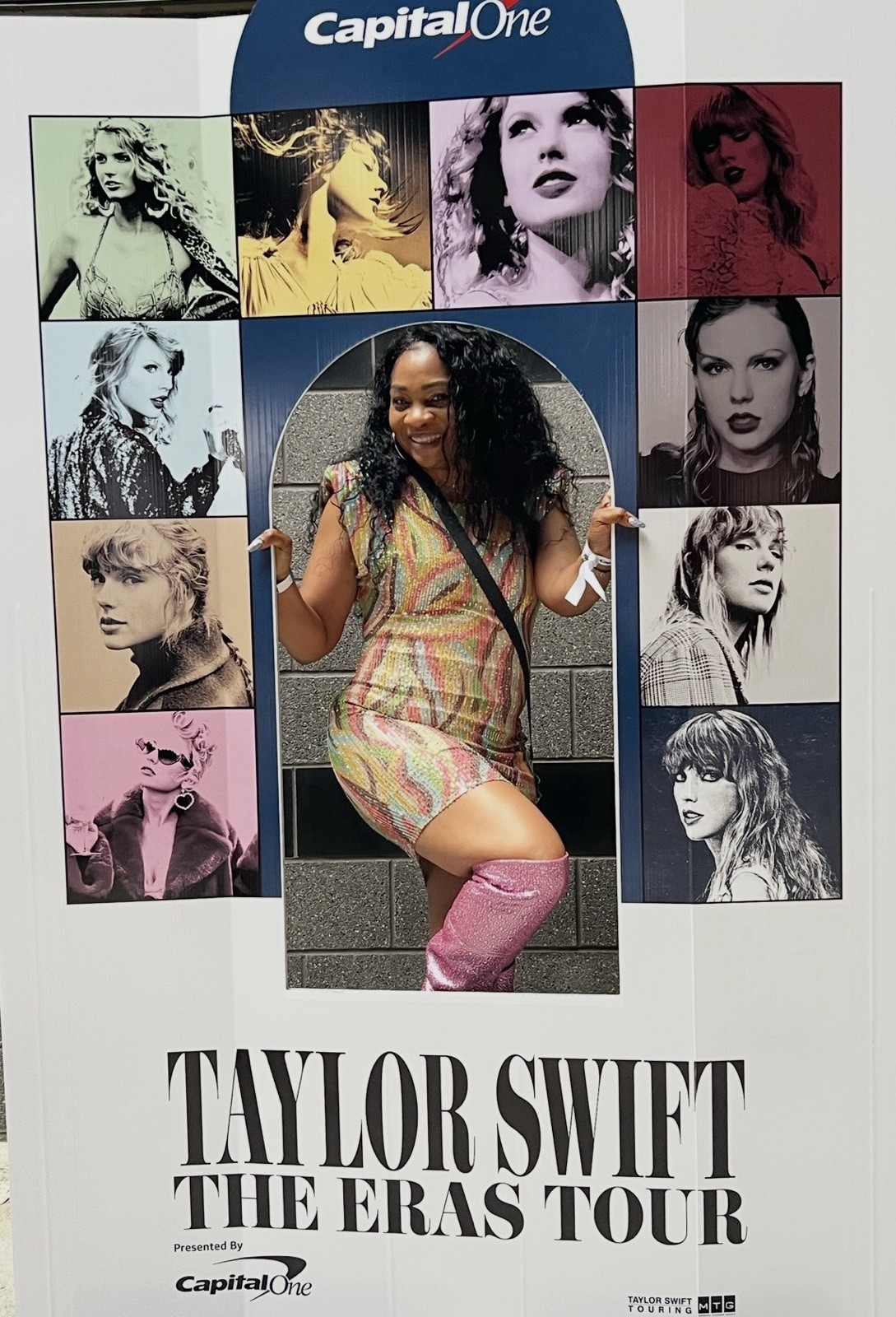 Multicolor Sequin Abstract Pattern Mini Dress Sle… - image 4