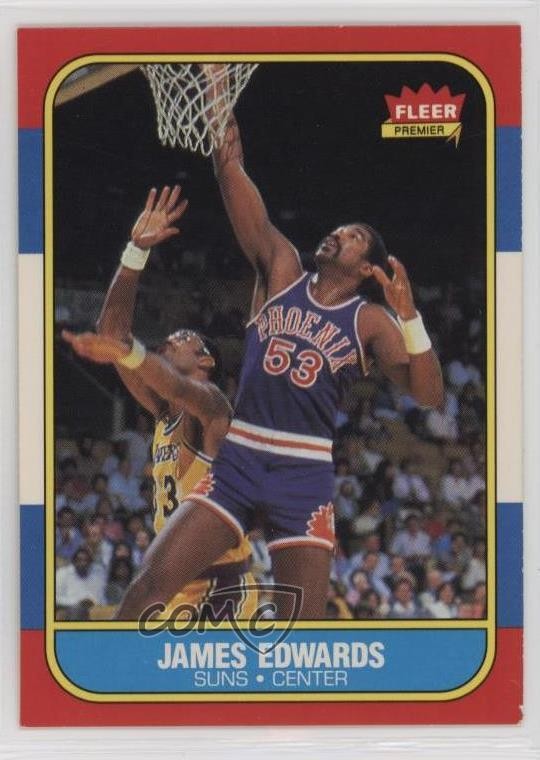1986-87 Fleer James Edwards #29 0d22