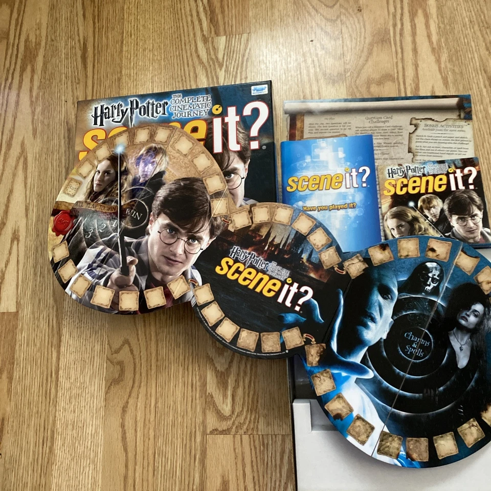 2011 Scene It? HARRY POTTER: THE COMPLETE CINEMATIC JOURNEY DVD Board Game ~Nice - Image 3 of 4