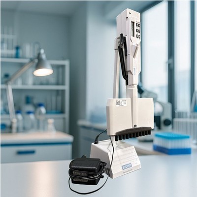 Sartorius Biohit Proline Electronic 8-Kanal Pipette 50 1200 µl mit Ladestation