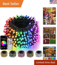 Smart Color Changing 240LED Christmas Lights - 95FT App-Controlled Twinkle Decor