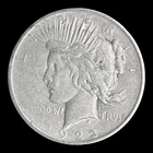 1922-D Peace Silver Dollar, VF