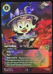 Webby Vanderquack - Junior Prospector (Enchanted) 229/204 Whispers in the Well