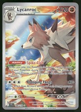 Lycanroc Illustration Rare SV09: Journey Together 166/159 LP-NM