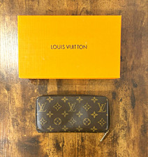 Authentic Louis Vuitton Monogram Zippy Wallet With Box