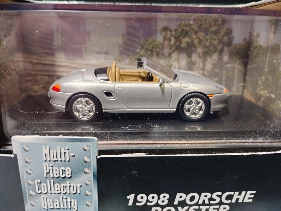 Porsche Boxster Silver 1998 Hot Wheels Collectibles #19807 edición limitada nuevo en caja Foto 4 de 4