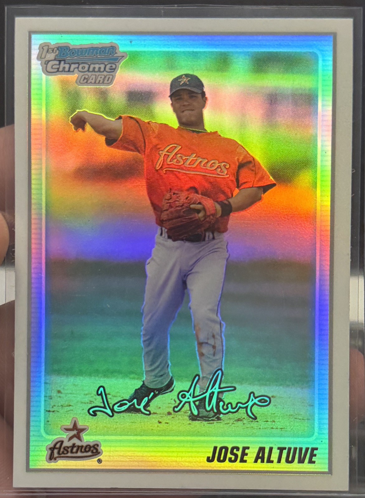 2010 Bowman Chrome - Prospects Jose Altuve #BCP137 Refractor /500 (RC)