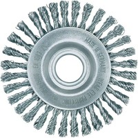 RundbüRste D.115Mm Bohr.DrahtstäRke 0,5Mm STA 6Mm 15000Min-¹ Lessmann