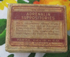 Vintage Adrenalin Suppositories box & product...