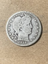 1915 D Barber Quarter - As Shown! (#1901)