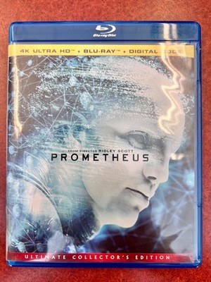 PROMETHEUS - Ridley Scott - Alien Series - HD Blu-ray Movie (LIKE-NEW DISC)