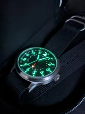 Maratac CountyComm 44mm GMT Titanium Field Watch NEW L@@K