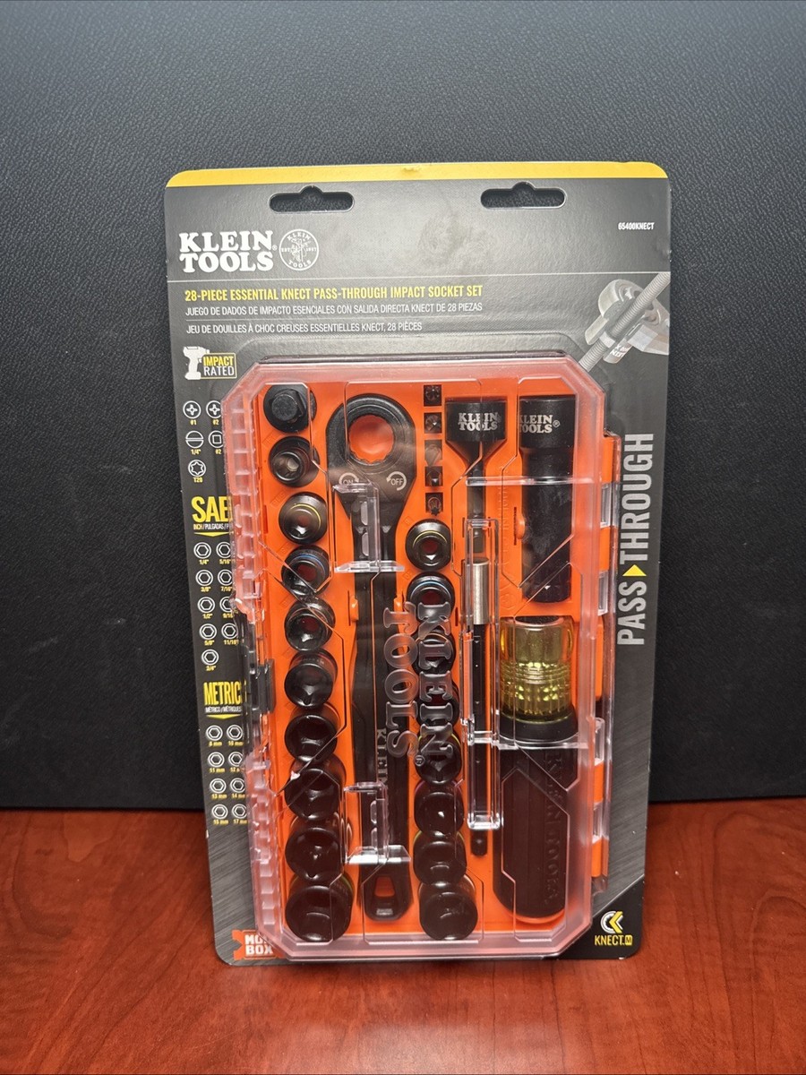 Klein Tools 65400KNECT 28-Piece Essential KNECT Pass-Through