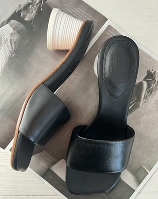 MM6 Maison Margiela Women s Slide Leather Sandals, Size 36