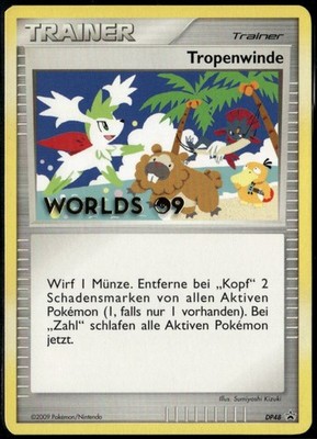 Tropical Wind 2009 World Championships GERMAN Promo DP48 LP Pokemon Card