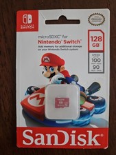 SanDisk Gaming 128GB Micro SD microSDXC Memory Card - SDSQXAO-128G-GNCZN