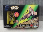 Star Wars - The Power of the Force - SPEEDER BIKE w/ Princess Leia in Endor Gear