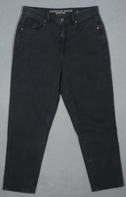 VH09478 **AMERICAN EAGLE** MOM JEAN WOMENS JEANS sz8S BLACK
