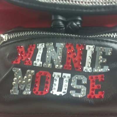 Disney Exclusive Minnie Mouse Backpack Red & Black with 