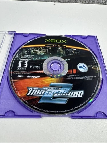 Need for Speed: Underground 2 (Microsoft Xbox, 2004) Disc Only Tested
