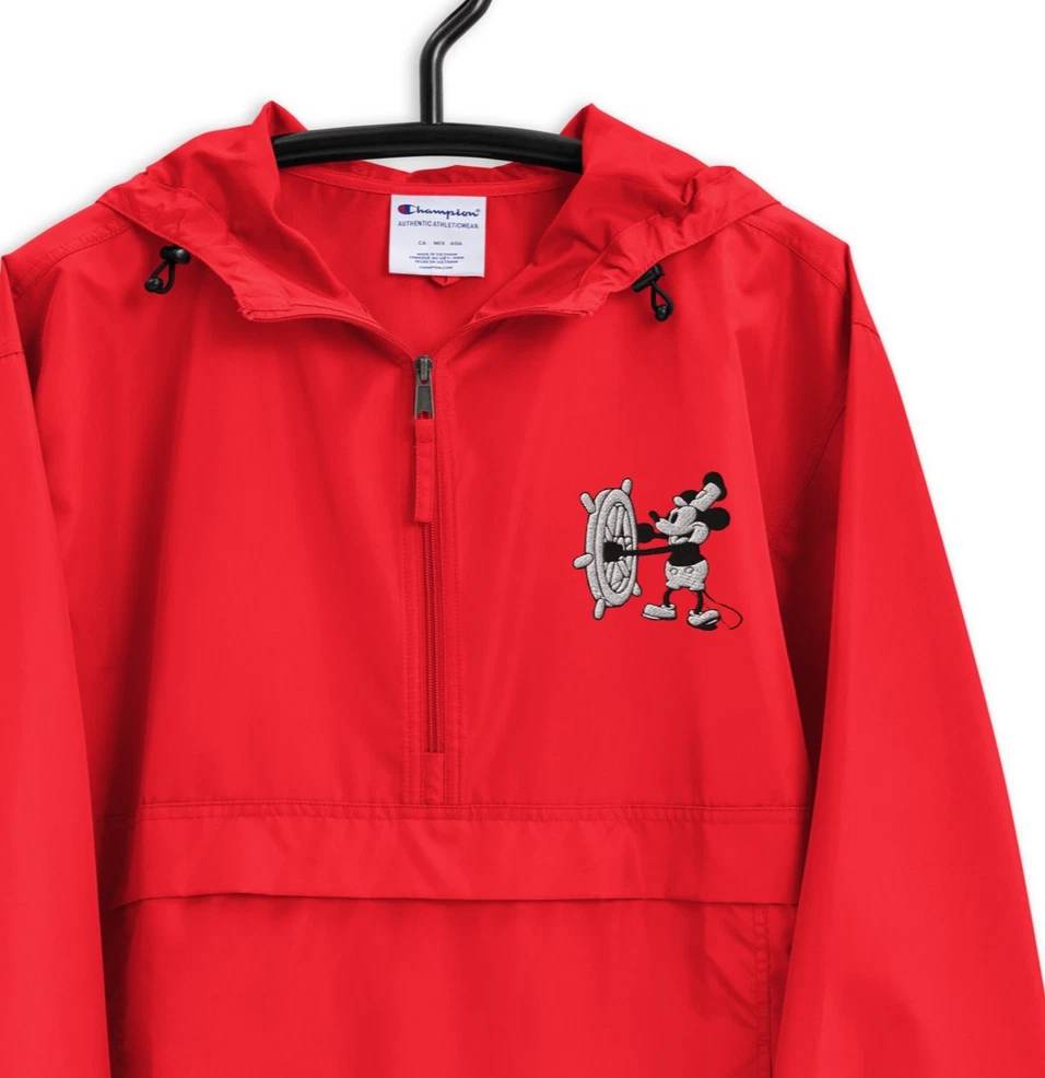Embroidered Champion Packable Jacket
