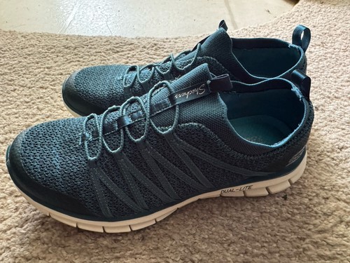 Skechers Tuneful Teal Sneakers 8.5