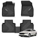 LASFIT Floor Mats for Honda Accord 2023-2026 Custom TPE All Weather Floor Liners