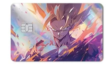 Dragonball Z Son Goku Holographic Credit Card Sticker Skin Free Shipping 