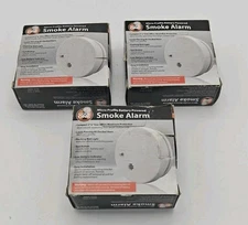 Lot of 3 Kidde Fire Smoke Alarm Detector Micro Profile i9040 Ionization 21008051