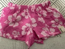    Girls Mini Mouse Shorts Style Hawaiian Size XS 4/5 