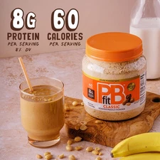 PBfit Classic Peanut Butter Powder, Roasted Peanut Powder, 24 oz New Updates