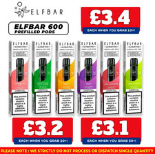 Elf Bar 600 Prefilled Pods | Pre-filled Pods | Elf Bar 600 Refill | 20mg | Cheap