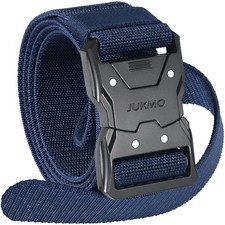 Quick Release Tactical Belt, Military Work 1.5" Nylon Web Hiking Belt with He...