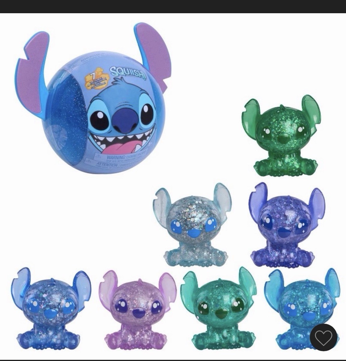 STRONCARD Blue Ocean Glubschis Série 1 – Figurine Barkley Glitter + 10 Pochettes Originales – Collection NICI
