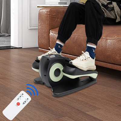 Electric Elliptical Trainer Under Desk Elliptical Machine Seated Foot Pedal 60W